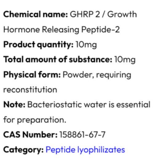GHRP-2 10mg