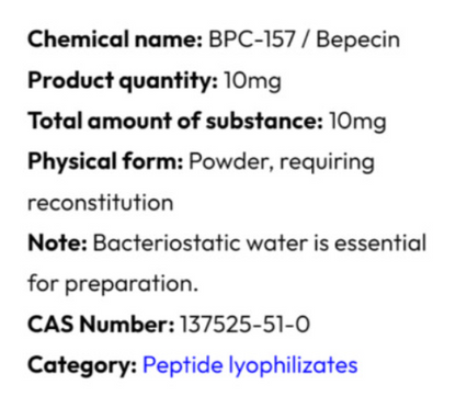 Bpc 157 10mg